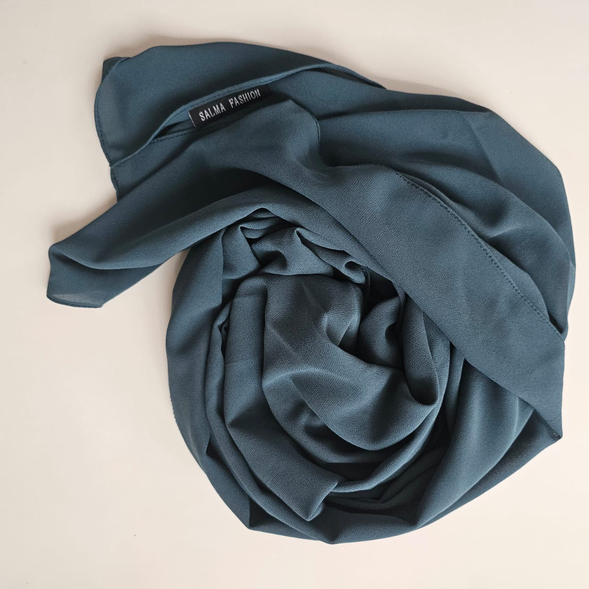 Premium Chiffon Steel Blue