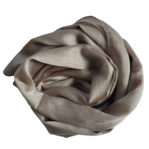 Satin Hijab Stone Taupe