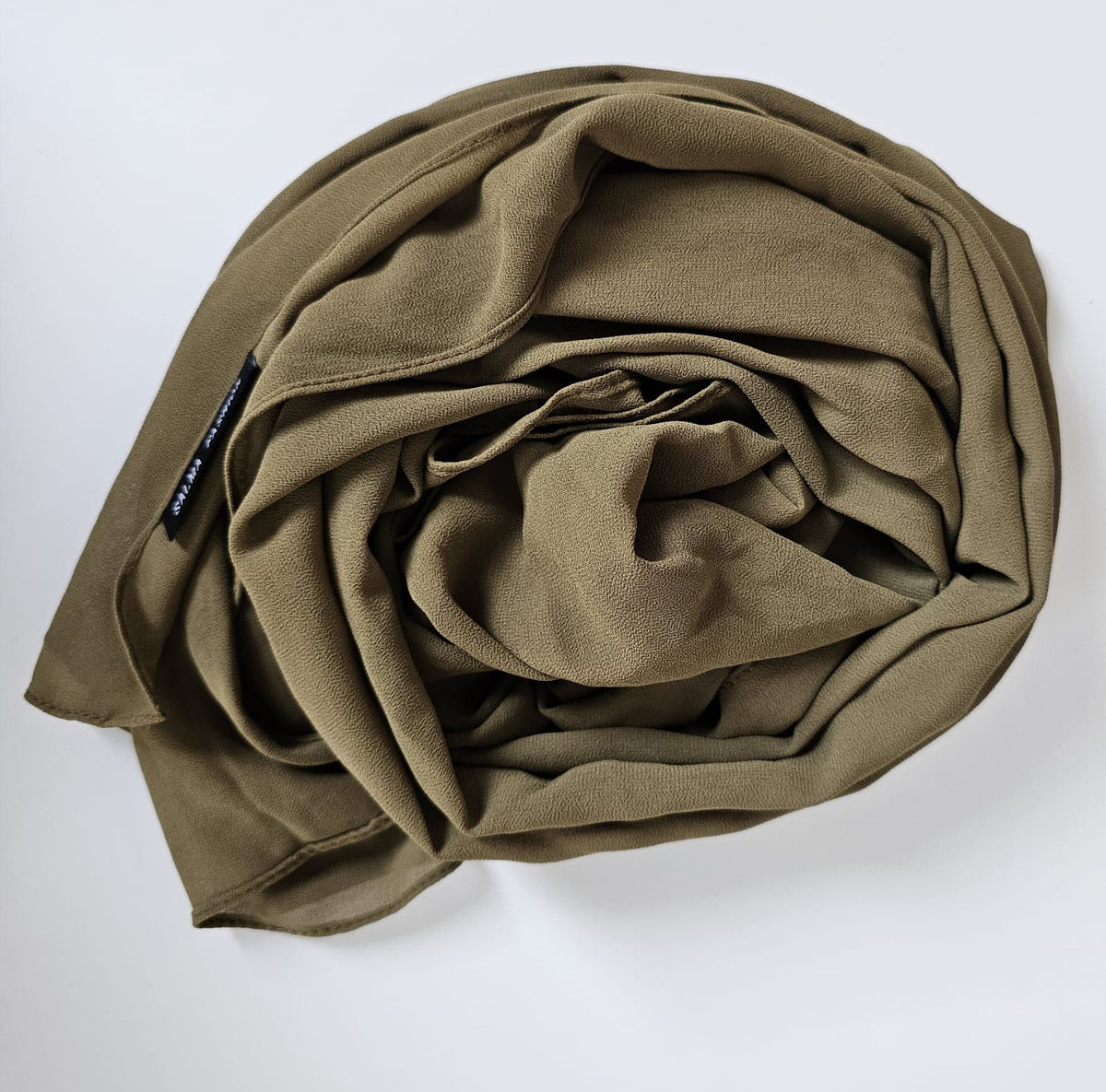 Premium Chiffon – Olive Green