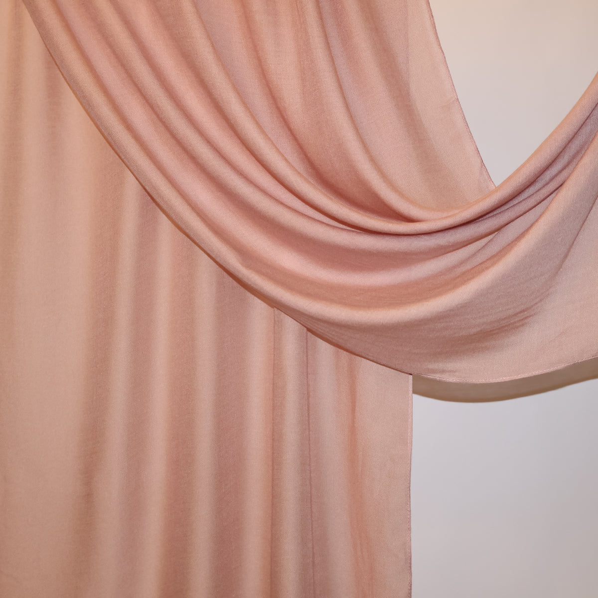Bamboo Modal Hijab Peach Blush