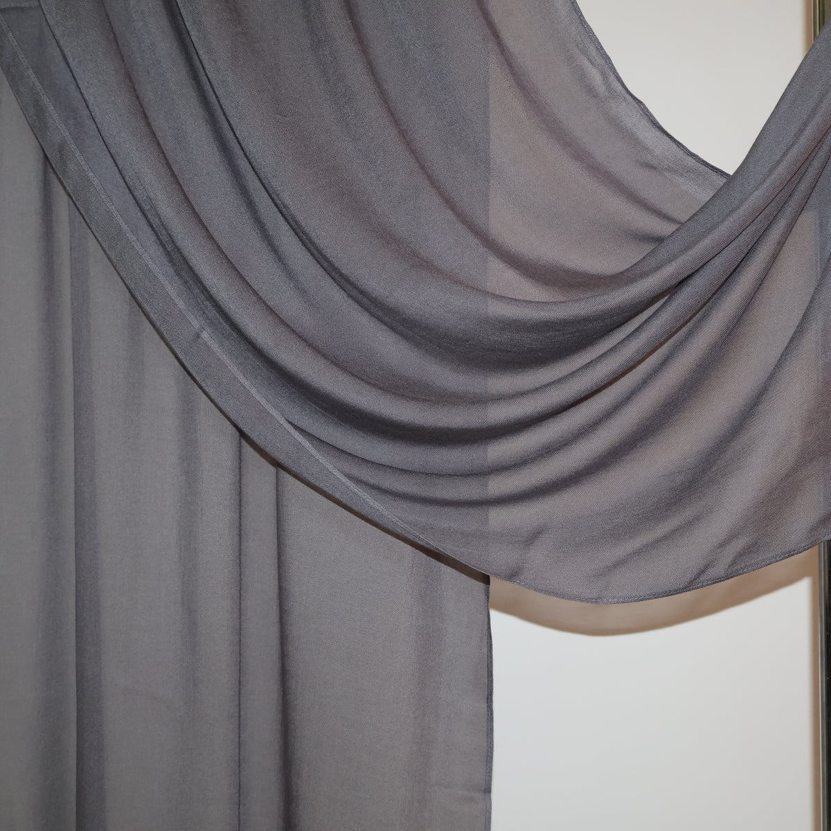 Bamboo Modal Hijab Slate Gray