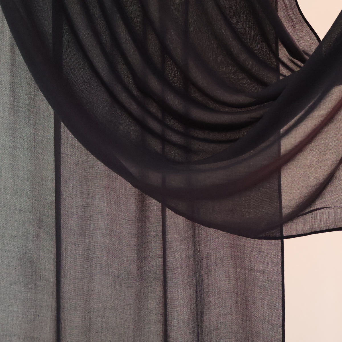 Bamboo Modal Hijab Soft Black