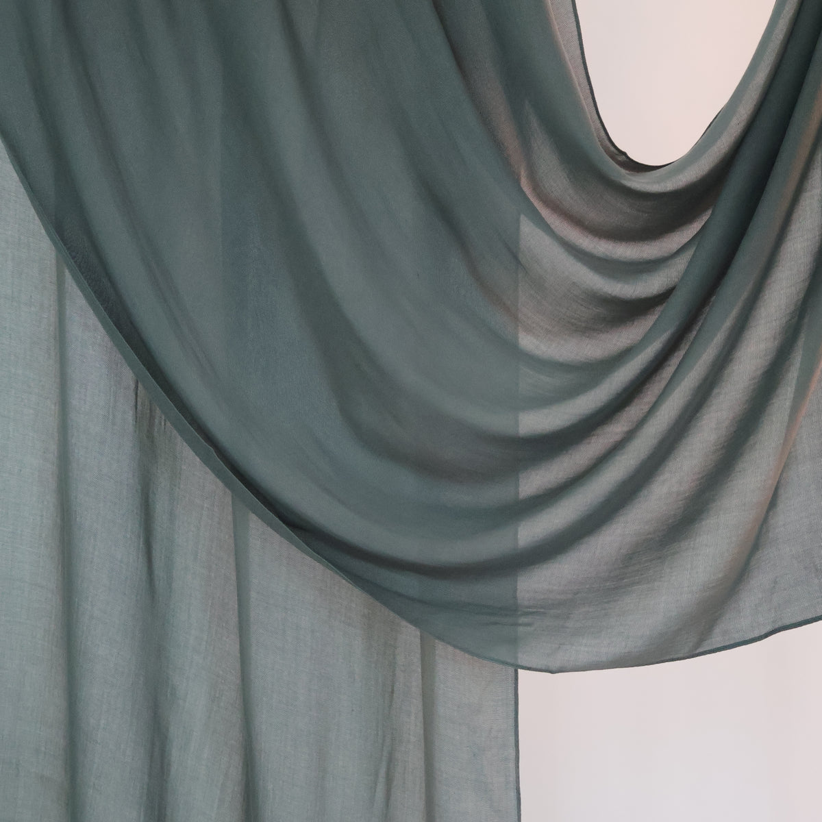 Bamboo Modal Hijab Smoky Teal