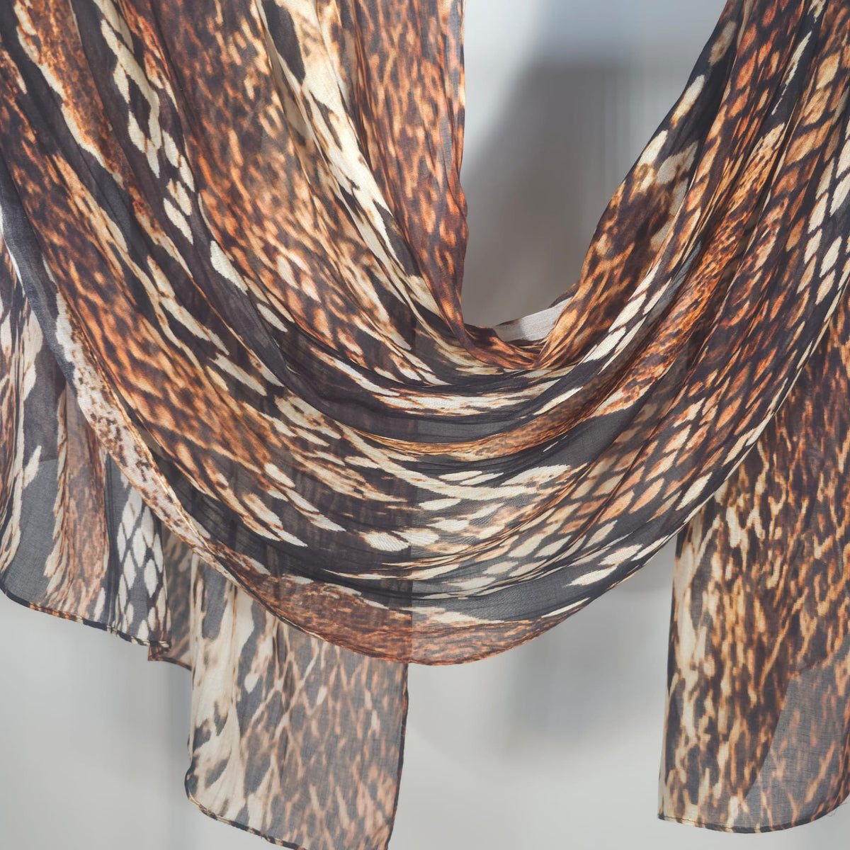 Modal Printed Cinnamon Leopard
