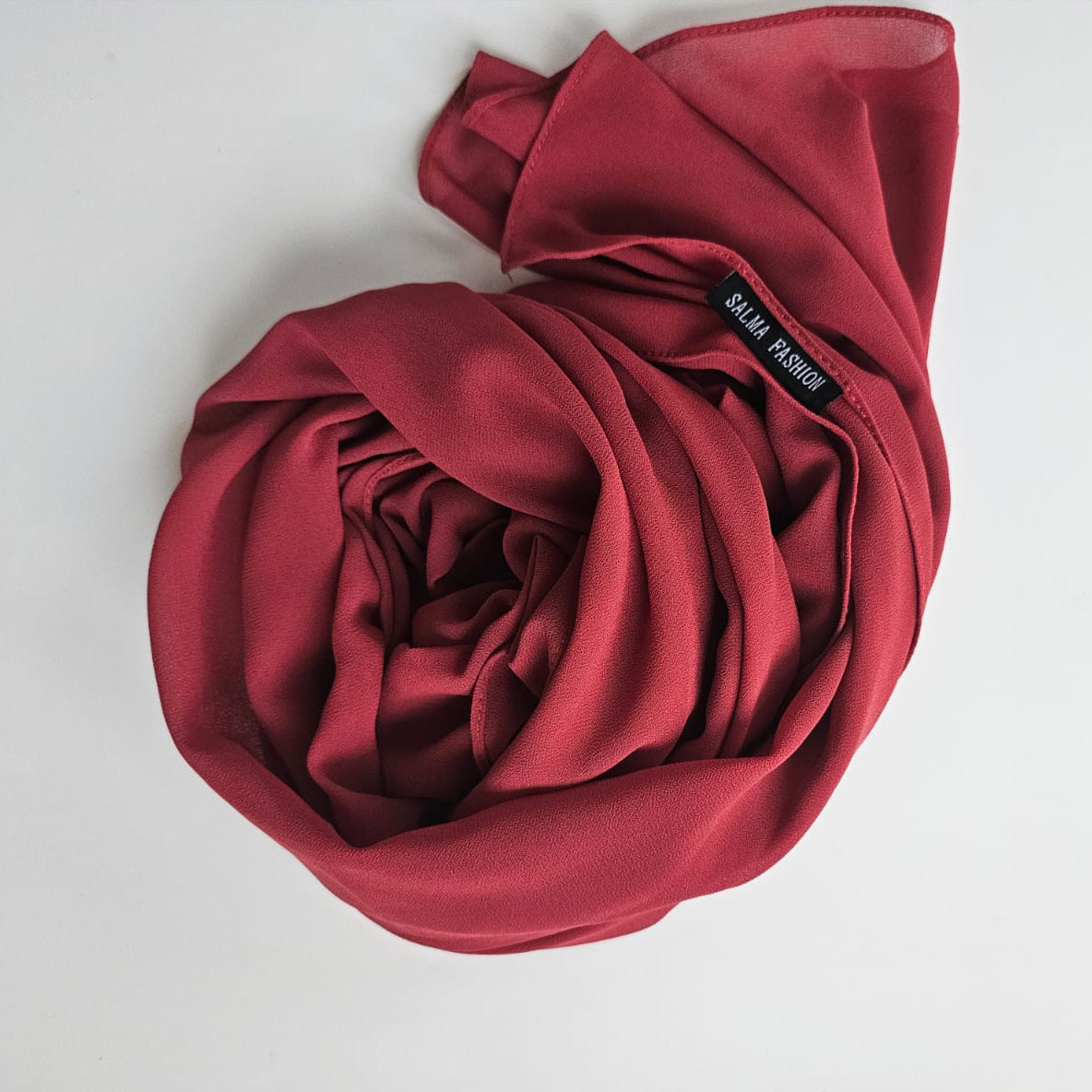 Premium Chiffon Wine Red