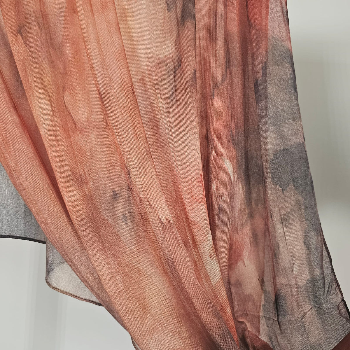 Modal Printed Peach Terracotta
