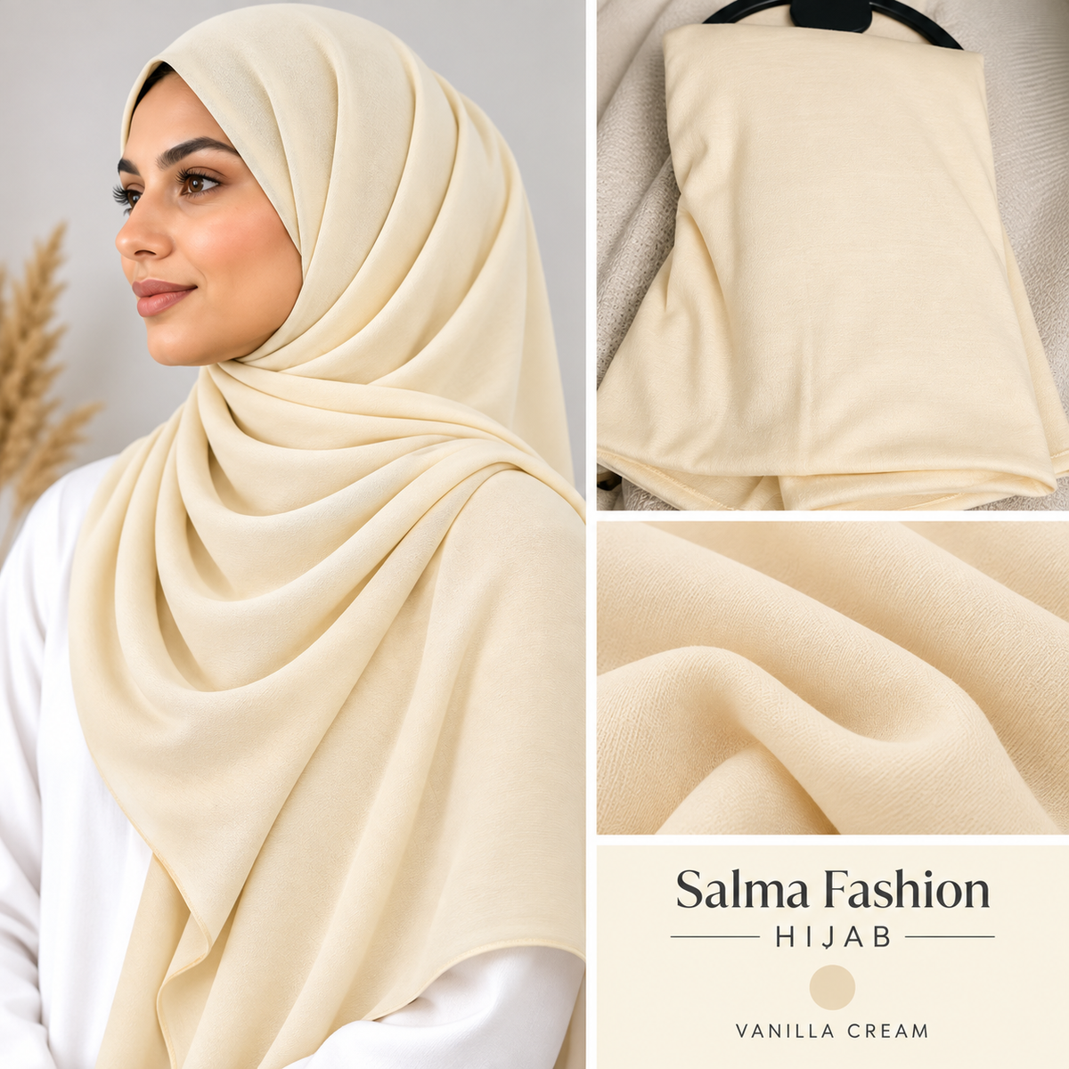 JERSEY HIJAB Butter Cream