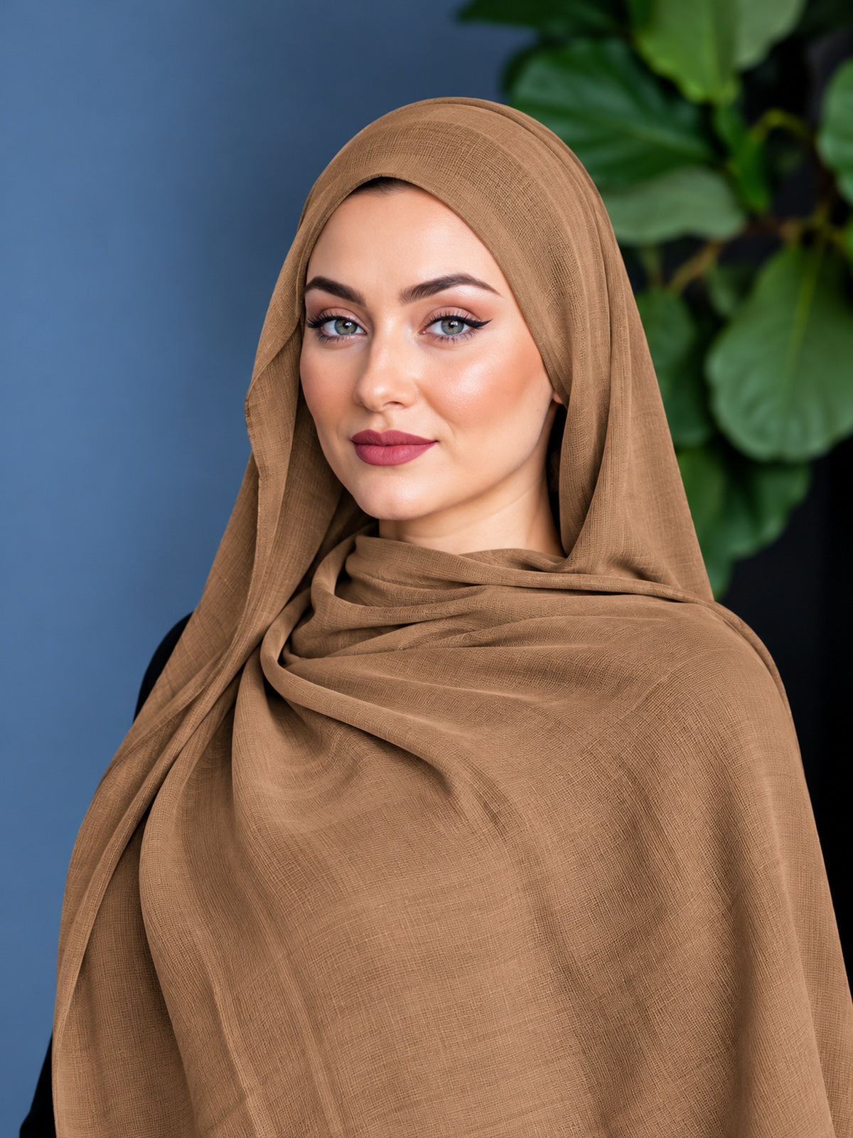Modal Lightweight hijab Caramel Brown