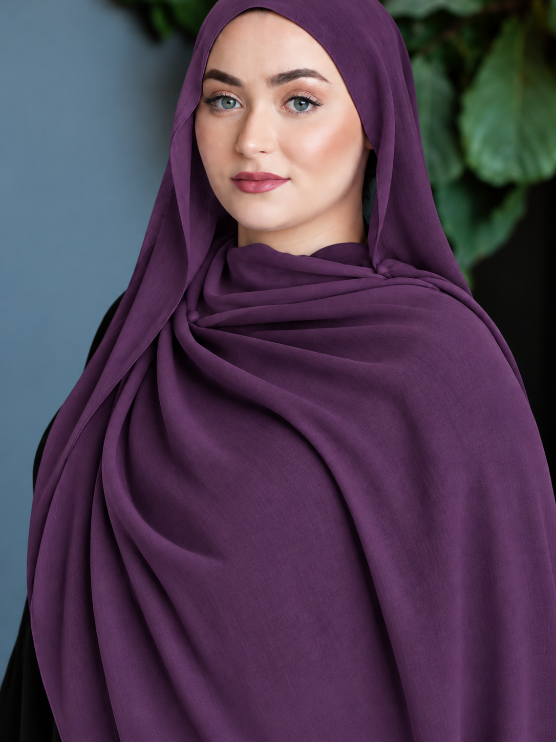 Premium Chiffon – Deep Plum