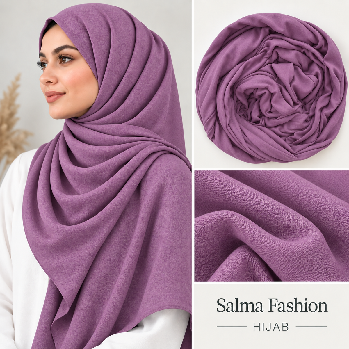 JERSEY HIJAB Dusty Orchid