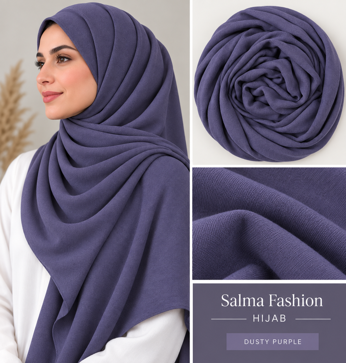 JERSEY HIJAB Dusty Purple
