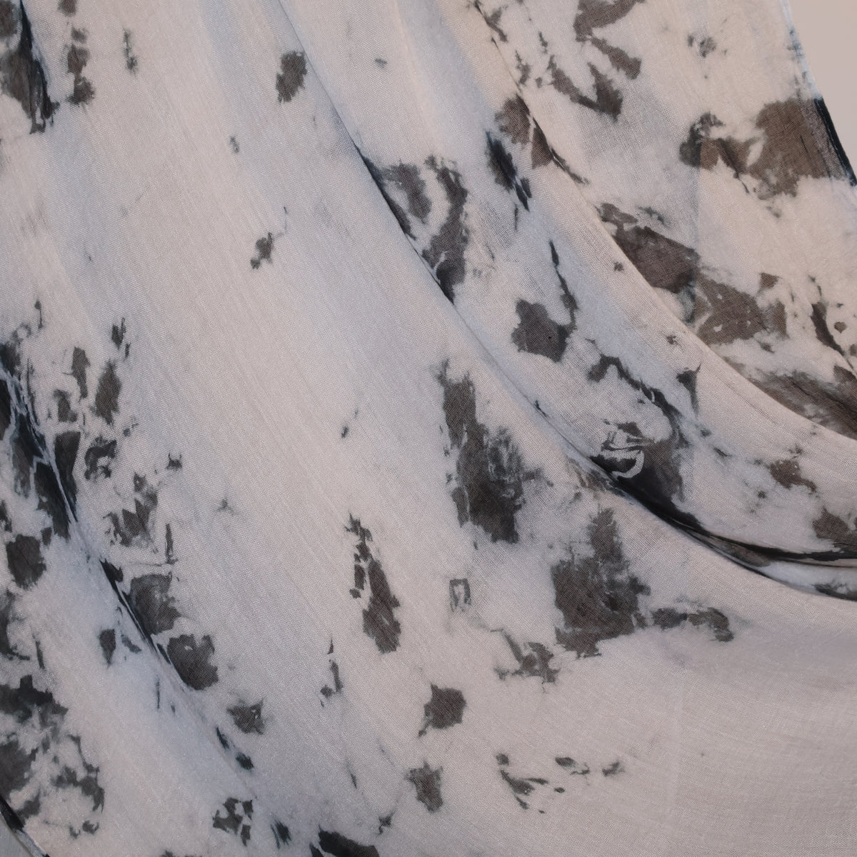 Modal Printed Silver Gray Marble