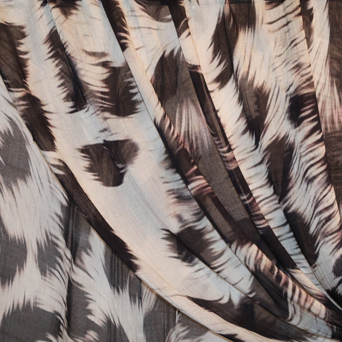 Modal Printed Mocha Feather 🤎🖤