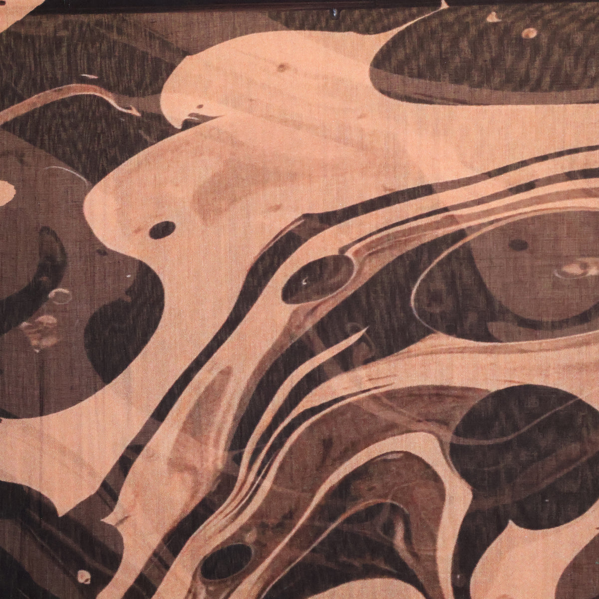 Modal Printed Mocha Caramel Marble
