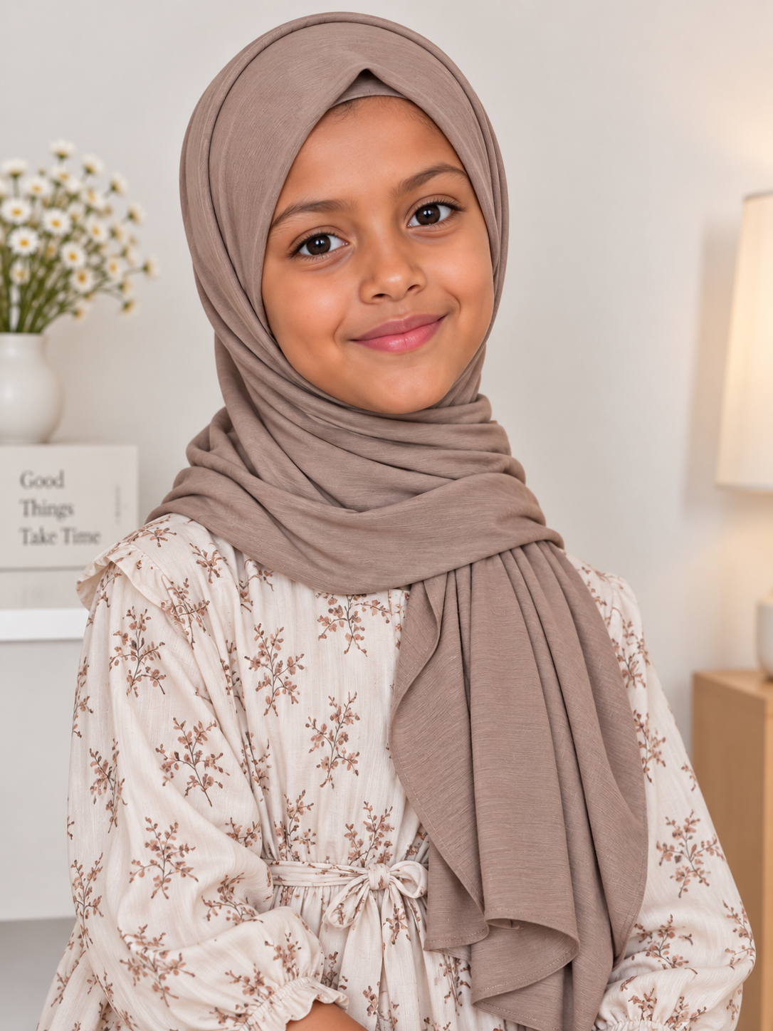 Kids JERSEY cotton Mushroom Taupe