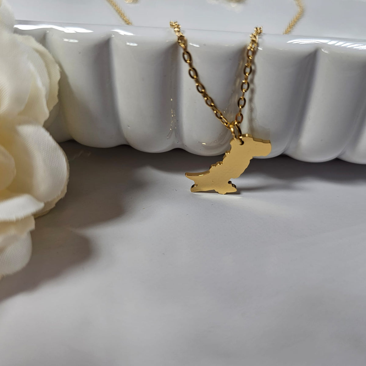 Pakistan Map Necklace Gold Women