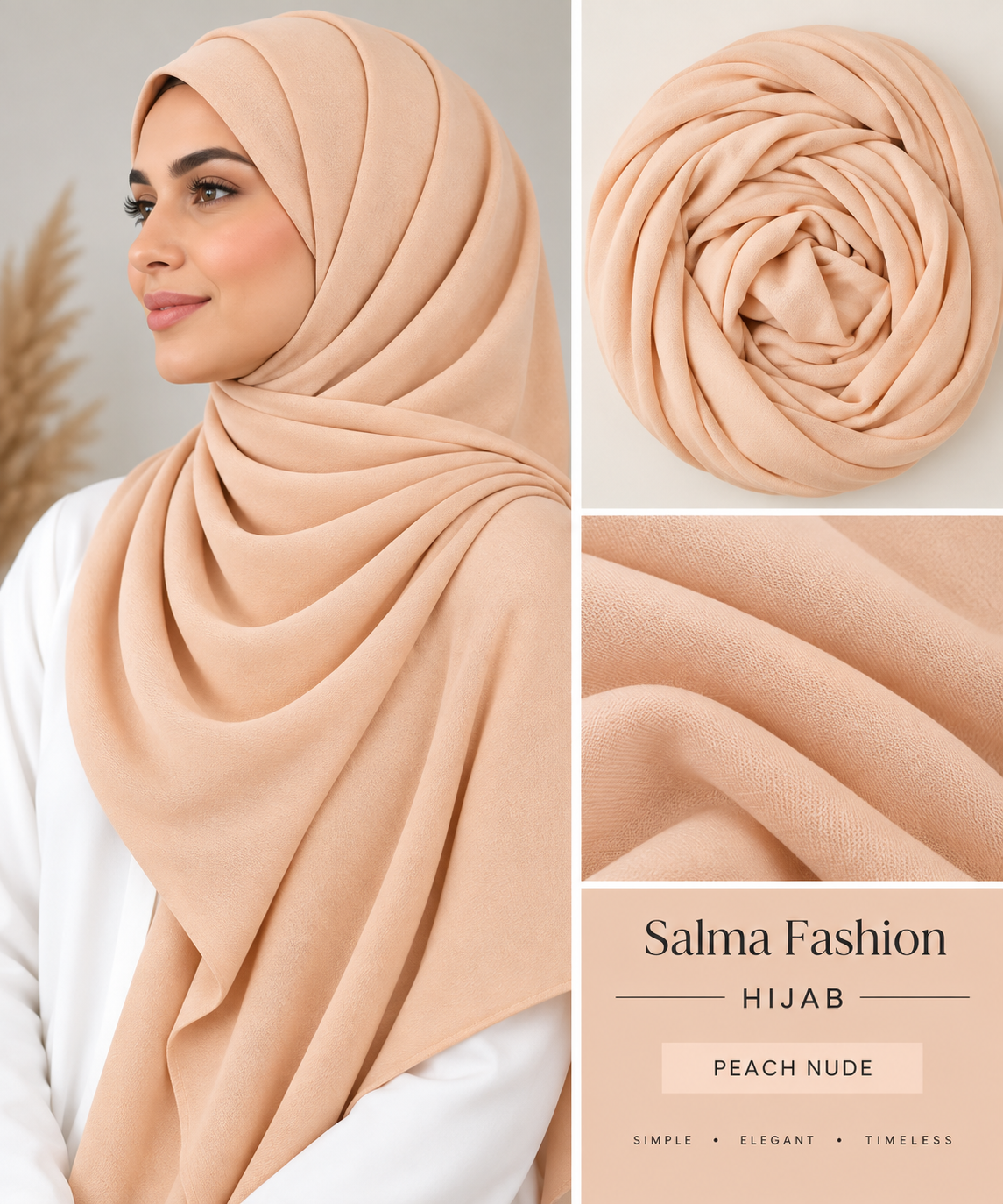JERSEY HIJAB Soft Champagne