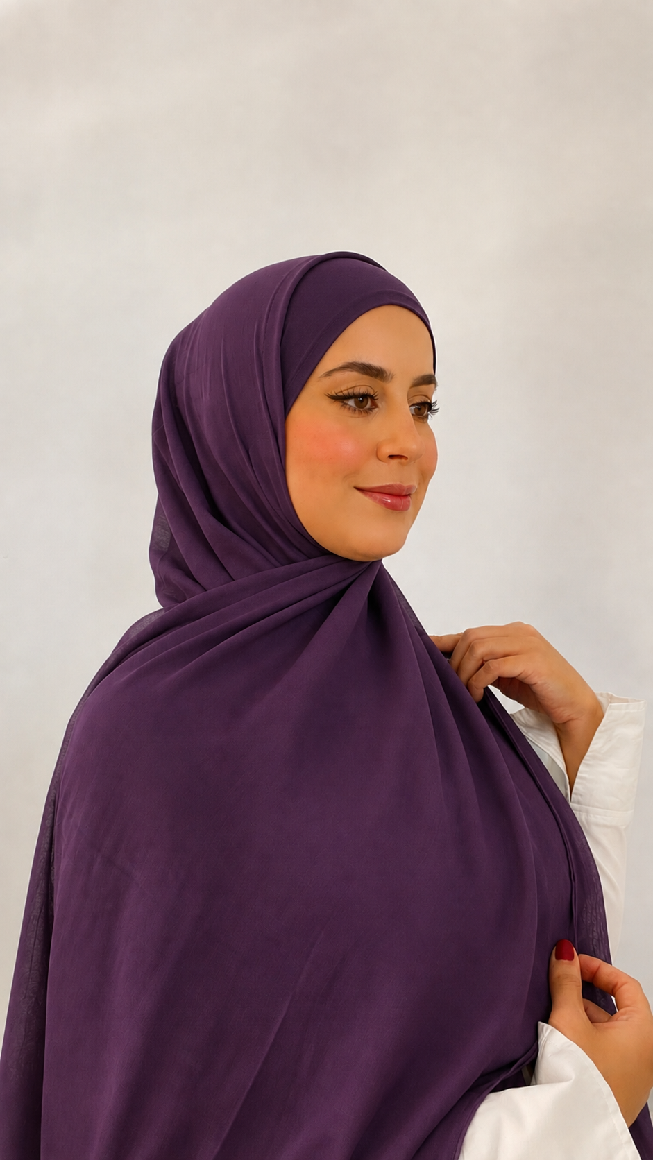 Premium Chiffon – Deep Plum