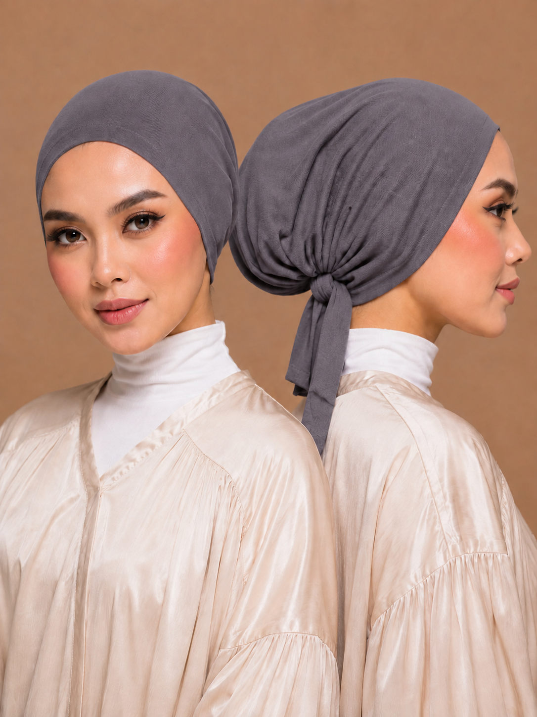 Bonnet Hijab Slate Gray