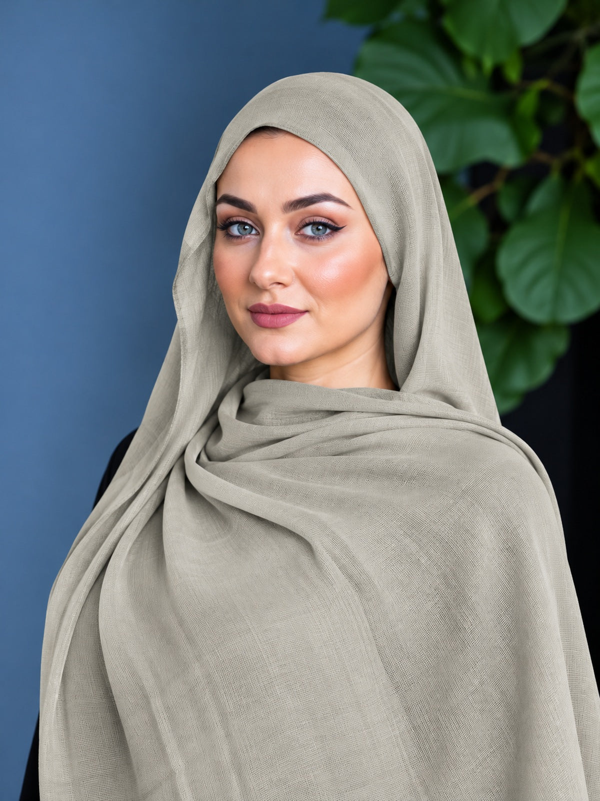 Modal Lightweight hijab Stone Gray