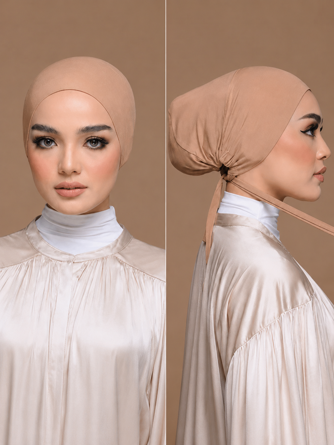 Bonnet Hijab Taupe