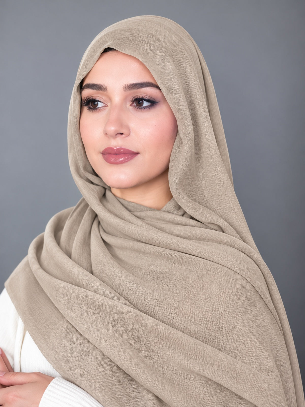 Modal Lightweight hijab Beige