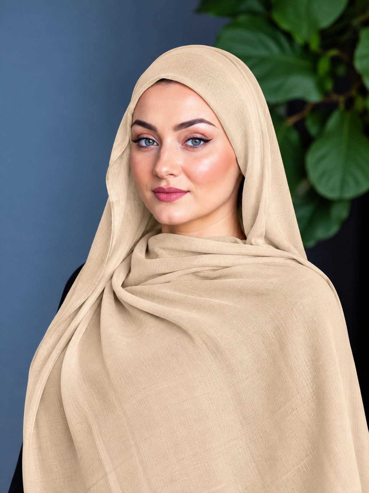 Modal Lightweight hijab cream beige