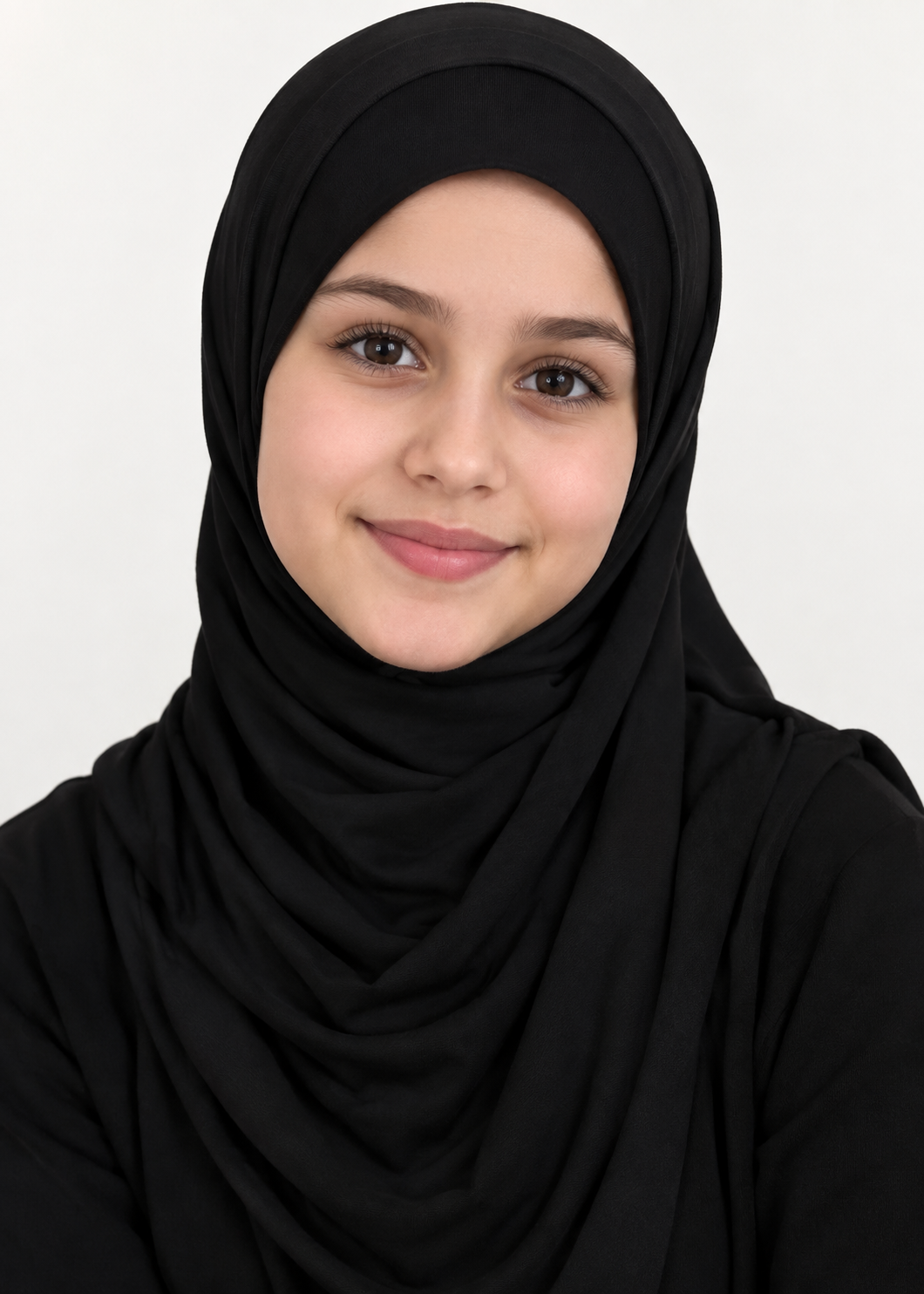 Two-Piece Instant Jersey Hijab – Powder Pink