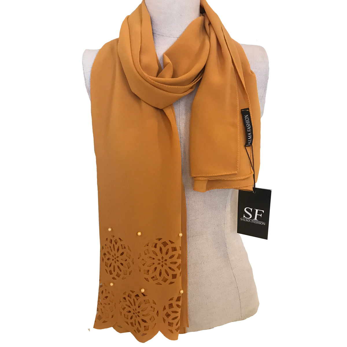 Chiffon hijab pearl