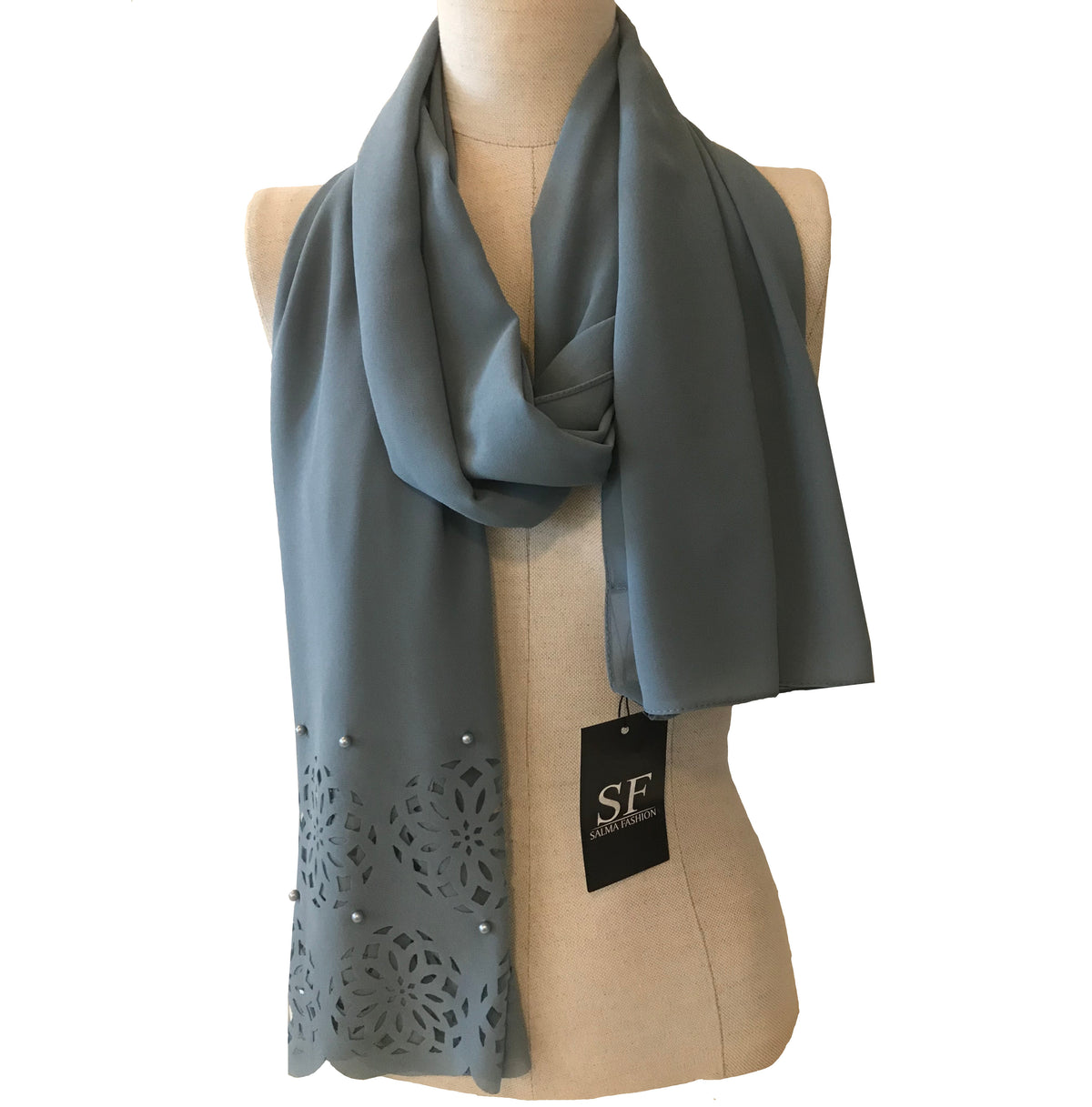 Chiffon hijab pearl