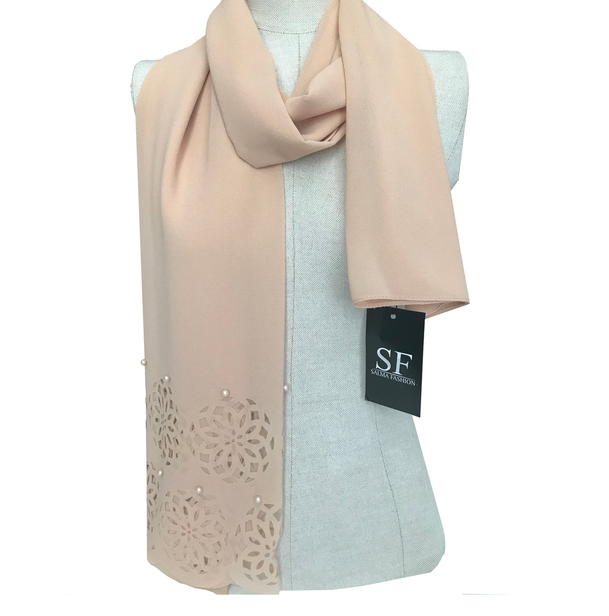 Chiffon hijab pearl