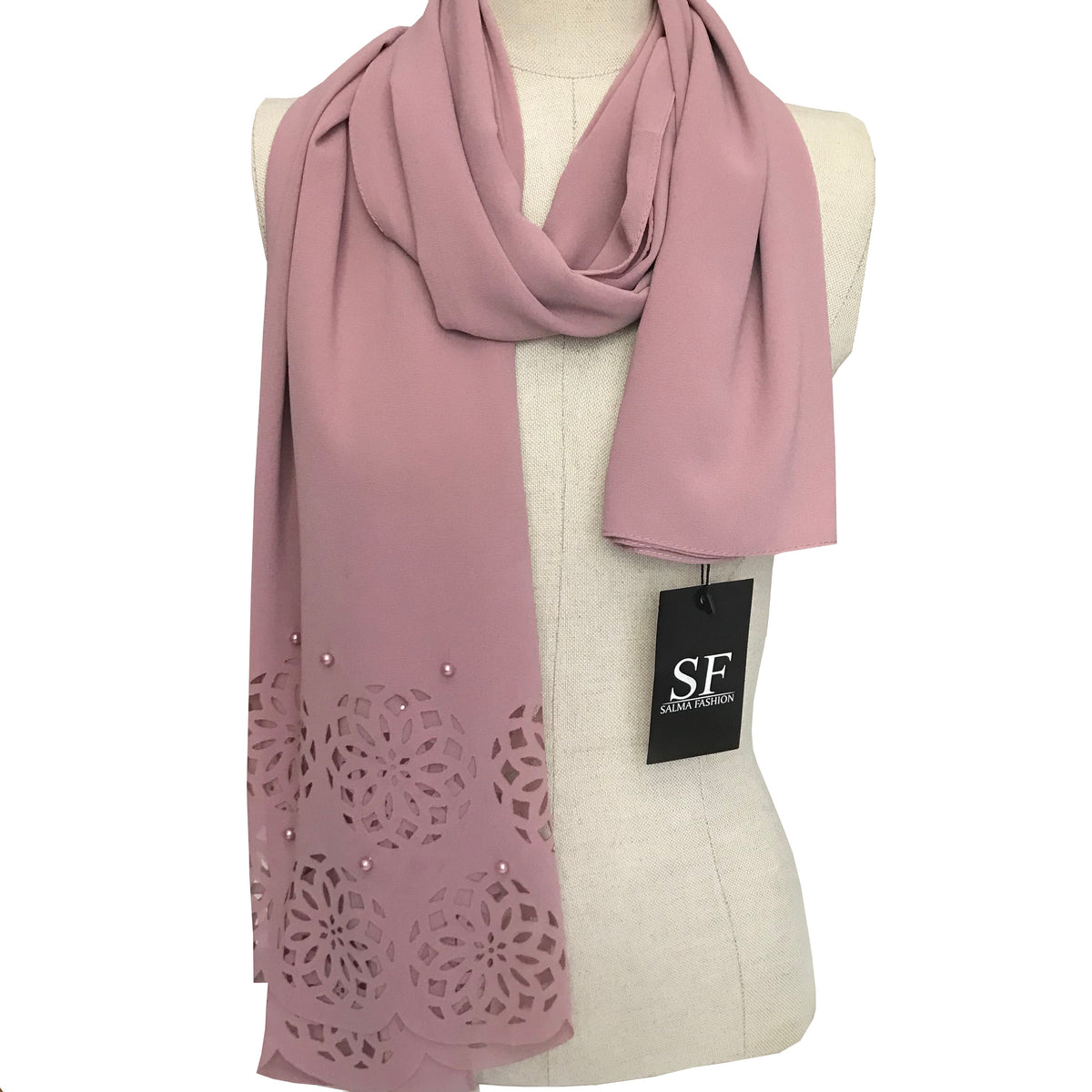 Chiffon hijab pearl