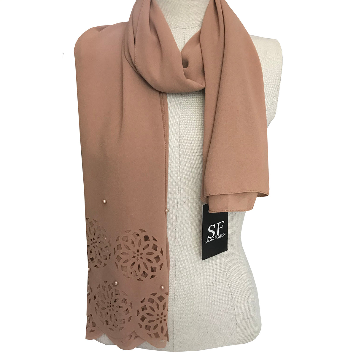 Chiffon hijab pearl
