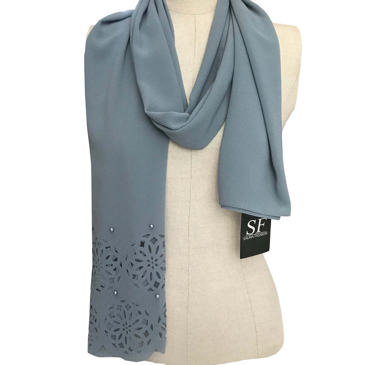 Chiffon hijab pearl