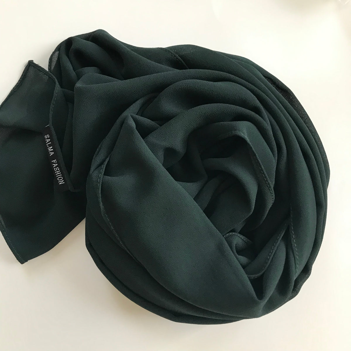 Premium Chiffon – Forest Green