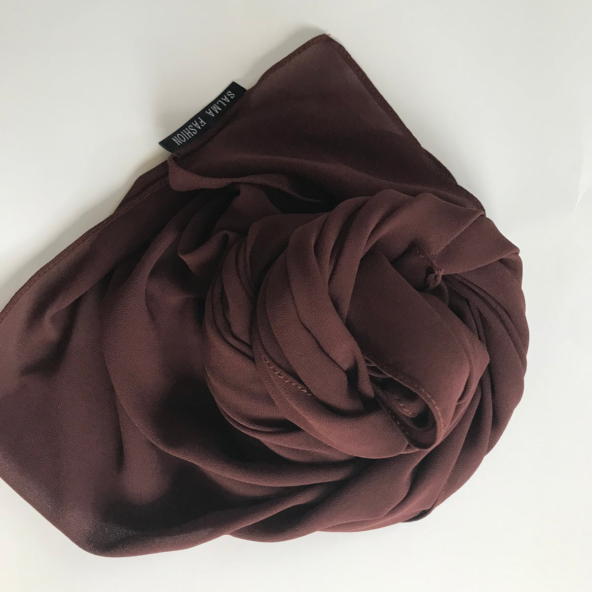 Premium Chiffon Chocolate Brown