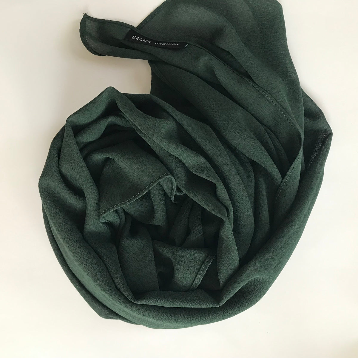 Premium Chiffon Dark Forest Green