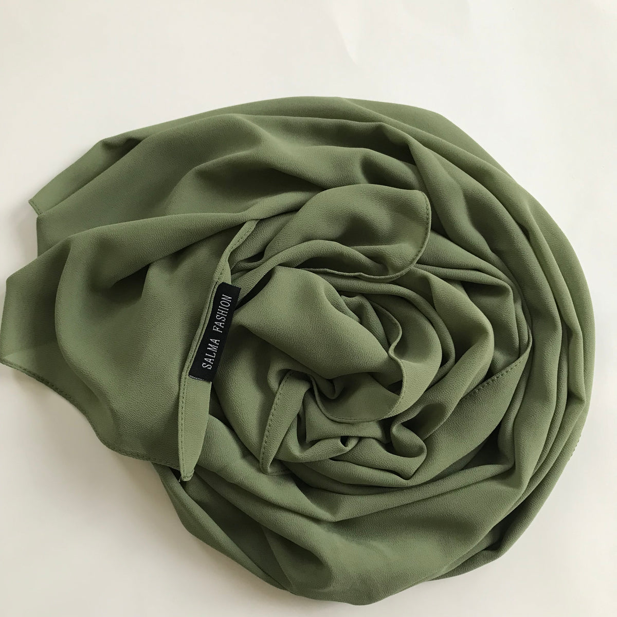 Premium Chiffon Olive Green