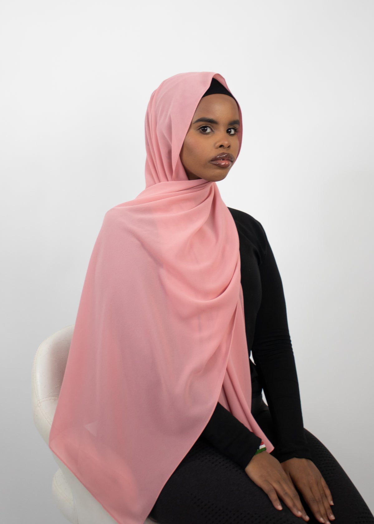 PREMIUM CHIFFON HIJAB Rose Pink