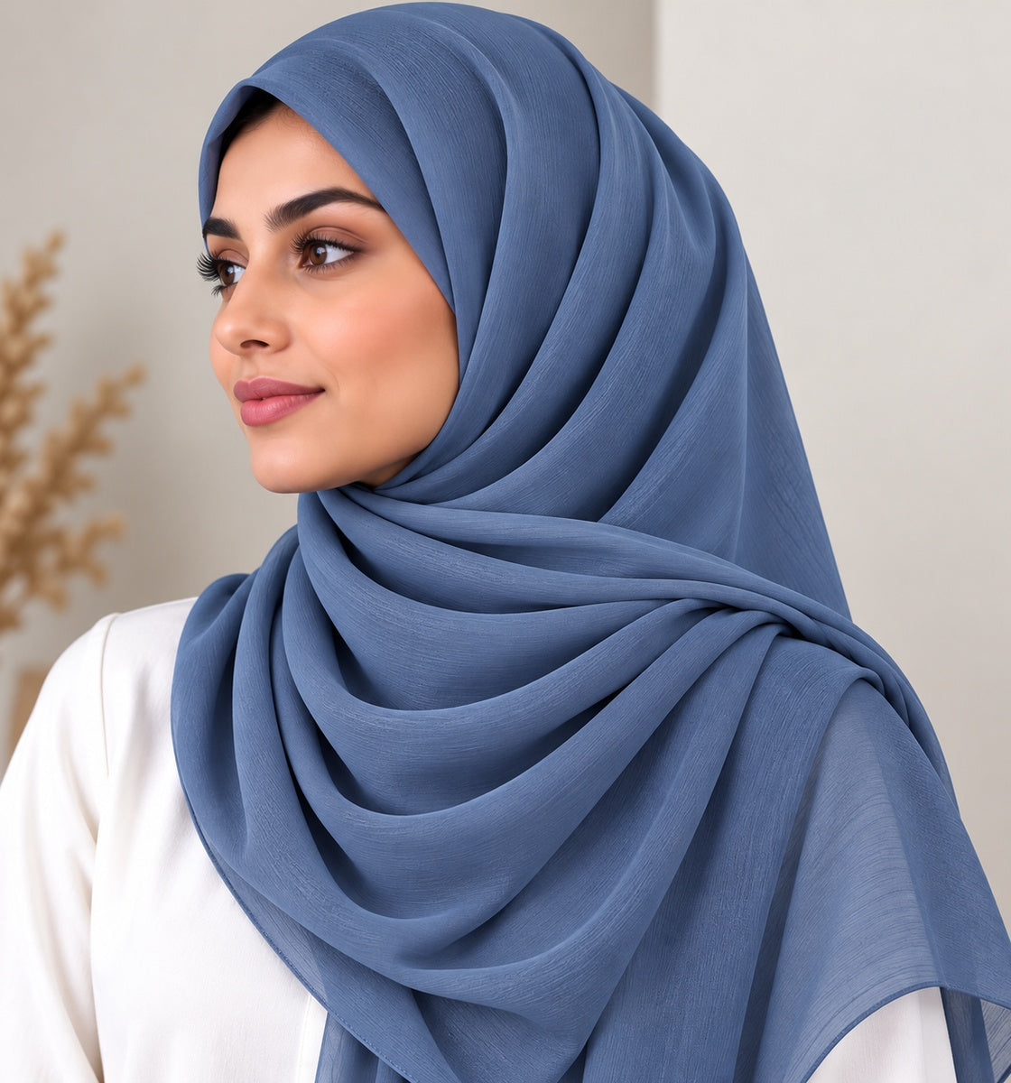 Crinkle chiffon