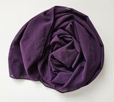 Premium Chiffon  – Deep Plum 124