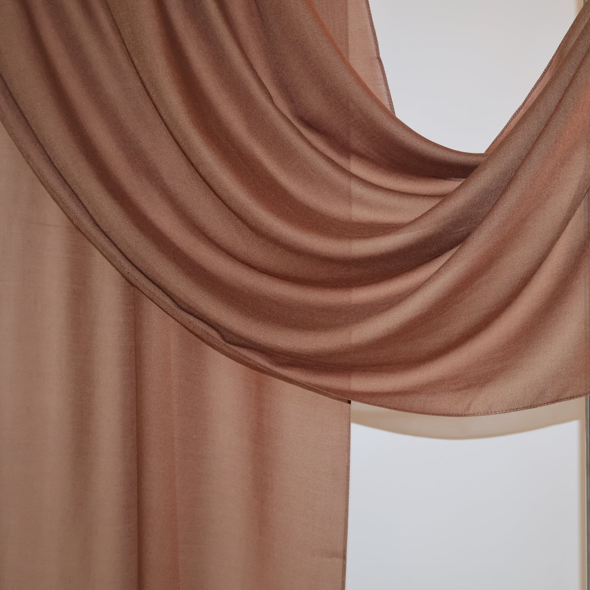Bamboo  Modal Hijab Cinnamon Brown