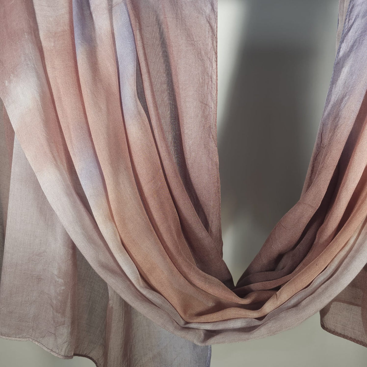Modal Printed Dusty Rose & Lavender Tie-Dye