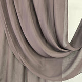Crinkle Chiffon Mauve Taupe 1