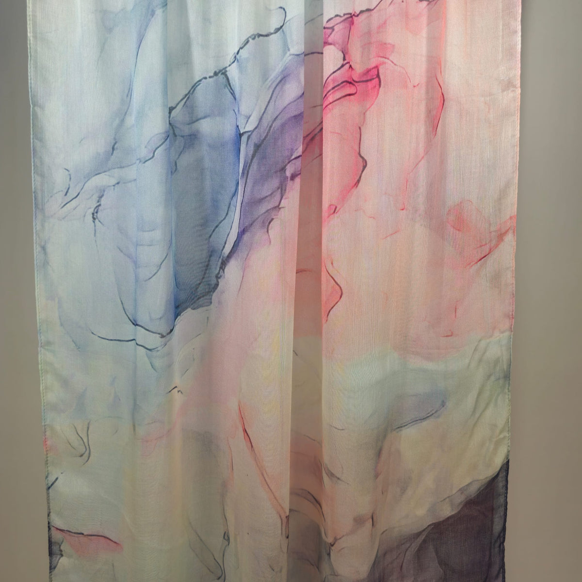 Modal Printed Pastel Blue