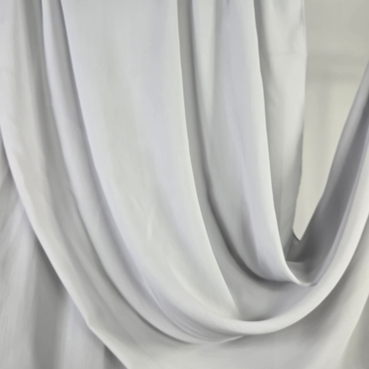 Crinkle Chiffon Pearl Gray