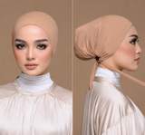 HIJAB UNDERSCARVES  Nude Beige