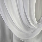 Crinkle Chiffon  white 26
