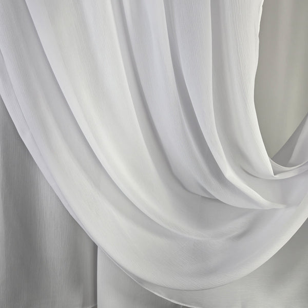 Crinkle Chiffon  white 26