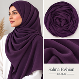 JERSEY HIJAB 27 Dark Purple sami